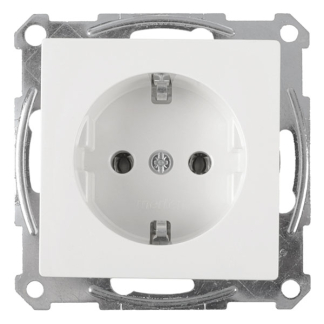 Merten Stopcontact | Merten | System M (Inbouw, Randaarde, Wit) 58.104.42 K180107987 - 1
