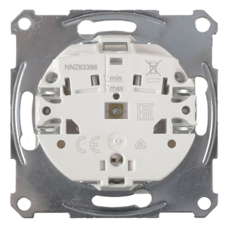 Merten Stopcontact | Merten | System M (Inbouw, Randaarde, Wit) 58.104.42 K180107987 - 3