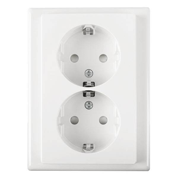 Merten Stopcontact | Merten | System M (Inbouw, Randaarde, Wit) 58.104.51 K180107991 - 1