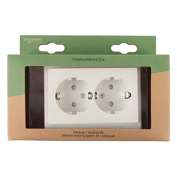 Merten Stopcontact | Merten | System M (Inbouw, Randaarde, Wit) 58.104.51 K180107991 - 4