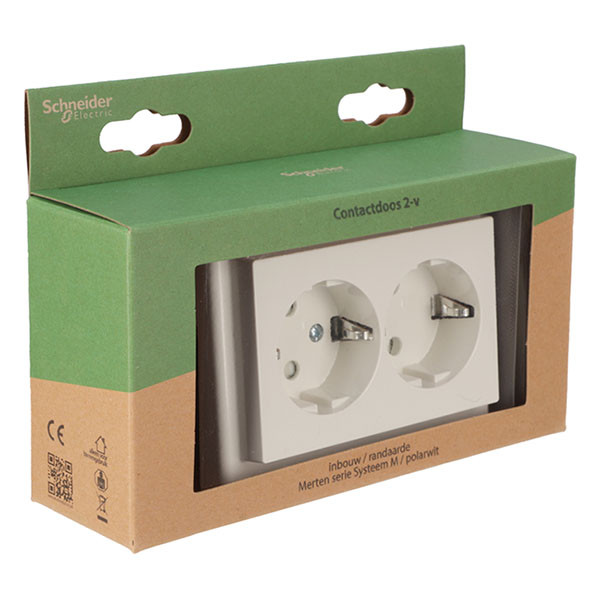 Merten Stopcontact | Merten | System M (Inbouw, Randaarde, Wit) 58.104.51 K180107991 - 6