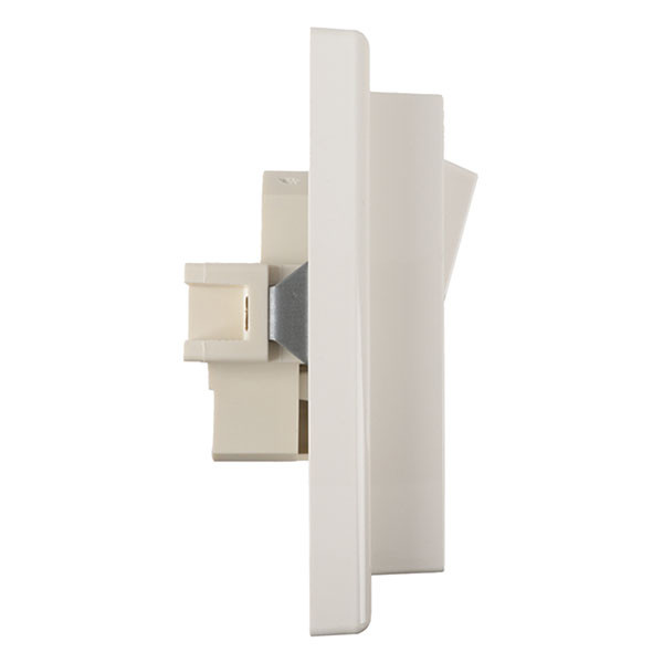 Merten Stopcontact met schakelaar | Merten | System M (Inbouw, Randaarde, Serie, Wit) 58.104.60 K180107969 - 2