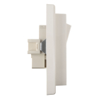Merten Stopcontact met schakelaar | Merten | System M (Inbouw, Randaarde, Wissel, Wit) 58.104.68 K180107970 - 2