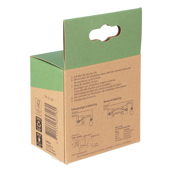 Merten Trekschakelaar | Merten | System M (Inbouw, Wissel, Actief wit) 58.101.08 K180107983 - 9