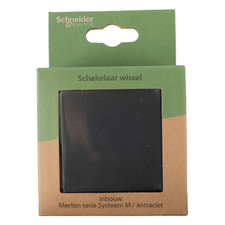 Merten Wisselschakelaar | Merten | System M (Inbouw, Antraciet) 58.105.01 K180107979 - 4