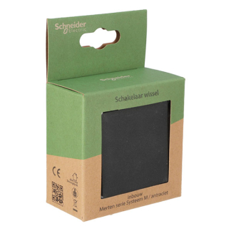 Merten Wisselschakelaar | Merten | System M (Inbouw, Antraciet) 58.105.01 K180107979 - 5