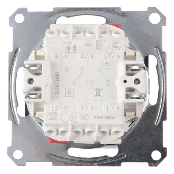 Merten Wissel/wisselschakelaar | Merten | System M (Inbouw, Actief wit) 58.101.03 K180107980 - 3
