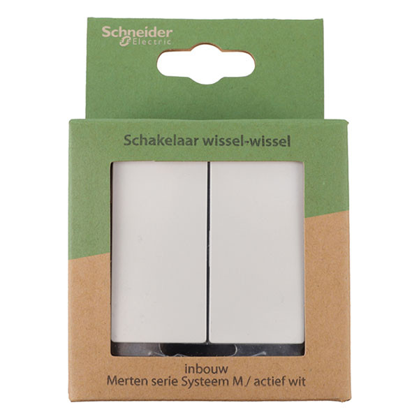 Merten Wissel/wisselschakelaar | Merten | System M (Inbouw, Actief wit) 58.101.03 K180107980 - 4