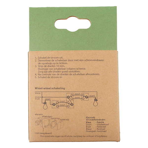 Merten Wissel/wisselschakelaar | Merten | System M (Inbouw, Actief wit) 58.101.03 K180107980 - 6