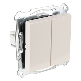 Merten Wissel/wisselschakelaar | Merten | System M (Inbouw, Wit) 58.104.03 K180107981 - 1