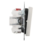 Merten Wissel/wisselschakelaar | Merten | System M (Inbouw, Wit) 58.104.03 K180107981 - 2