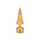 Decoratie kerstboom | Mica Decorations | 32 x 9.5 cm (Led, Draaibaar, Batterijen, Glas)