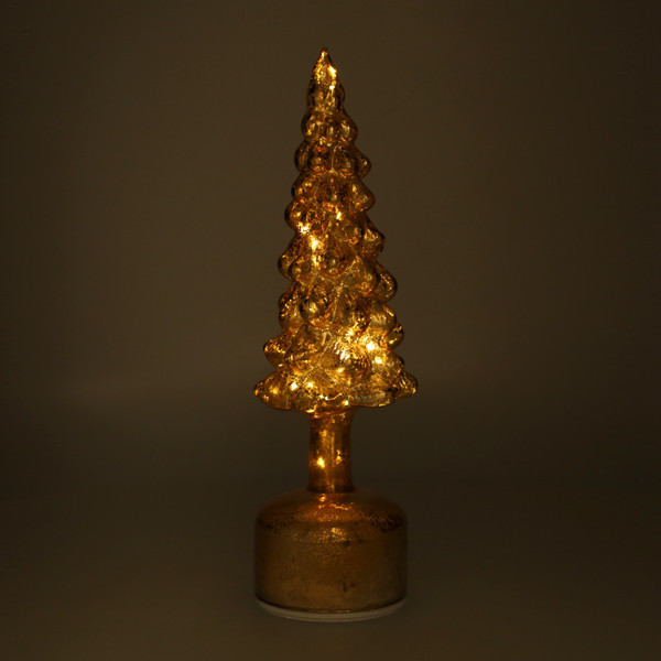 Mica Decorations Decoratie kerstboom | Mica Decorations | 32 x 9.5 cm (Led, Draaibaar, Batterijen, Glas) 1171030 K151000883 - 2