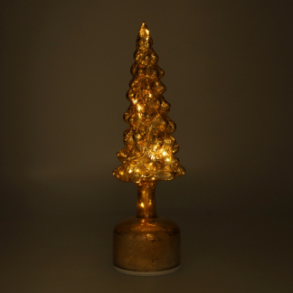 Mica Decorations Decoratie kerstboom | Mica Decorations | 32 x 9.5 cm (Led, Draaibaar, Batterijen, Glas) 1171030 K151000883 - 2
