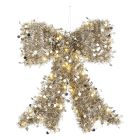 Mica Decorations Deurstrik | Mica Decorations | 42 x 44.5 cm (Led, Batterijen, Champagne, Binnen) 1199439 K151002011 - 1