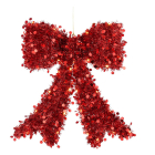 Mica Decorations Deurstrik | Mica Decorations | 42 x 44.5 cm (Led, Batterijen, Rood, Binnen) 1199443 K151002013 - 1