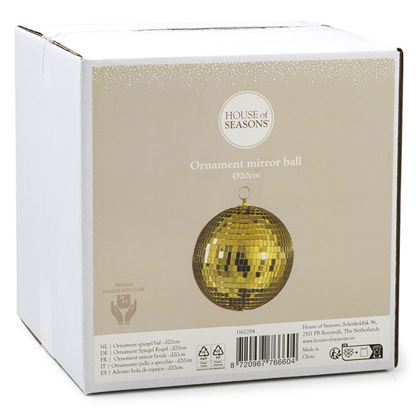 Mica Decorations Discobal | Mica Decorations | Ø 20 cm (Goud) 1162284 K151000647 - 2