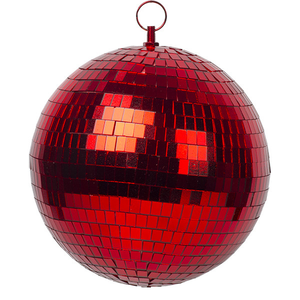 Mica Decorations Discobal | Mica Decorations | Ø 20 cm (Rood) 1162283 K151000646 - 1