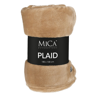 Mica Decorations Fleece deken | Mica Decorations | 180 x 130 cm (Bruin) 1130664 K151001955 - 1