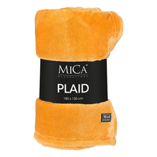 Mica Decorations Fleece deken | Mica Decorations | 180 x 130 cm (Geel) 1130659 K151001958 - 1
