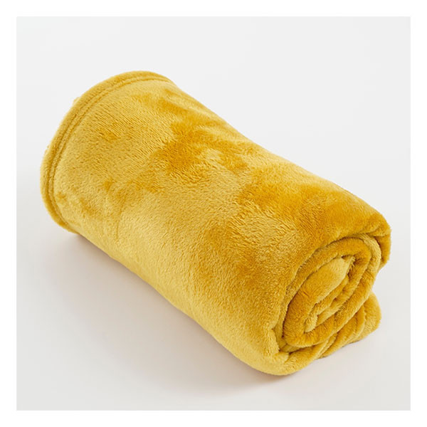 Mica Decorations Fleece deken | Mica Decorations | 180 x 130 cm (Geel) 1130659 K151001958 - 2