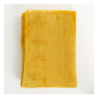 Mica Decorations Fleece deken | Mica Decorations | 180 x 130 cm (Geel) 1130659 K151001958 - 3