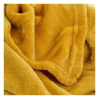 Mica Decorations Fleece deken | Mica Decorations | 180 x 130 cm (Geel) 1130659 K151001958 - 4