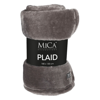 Mica Decorations Fleece deken | Mica Decorations | 180 x 130 cm (Grijs) 1130656 K151001952