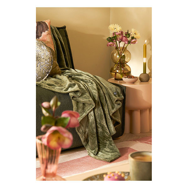 Mica Decorations Fleece deken | Mica Decorations | 180 x 130 cm (Groen) 1130657 K151001954 - 5