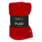 Mica Decorations Fleece deken | Mica Decorations | 180 x 130 cm (Rood) 1130654 K151001957 - 1