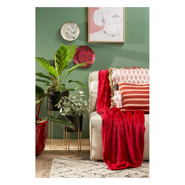 Mica Decorations Fleece deken | Mica Decorations | 180 x 130 cm (Rood) 1130654 K151001957 - 5
