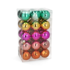 Mica Decorations Kerstballen set | Mica Decorations | Ø 4 cm | 30 stuks (Onbreekbaar, 5-kleurig) 1170825 K151000861 - 4