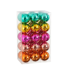 Mica Decorations Kerstballen set | Mica Decorations | Ø 6 cm | 30 stuks (Onbreekbaar, 5-kleurig) 1170826 K151000862 - 1