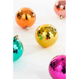 Mica Decorations Kerstballen set | Mica Decorations | Ø 8 cm | 30 stuks (Onbreekbaar, 5-kleurig) 1170827 K151000863 - 2