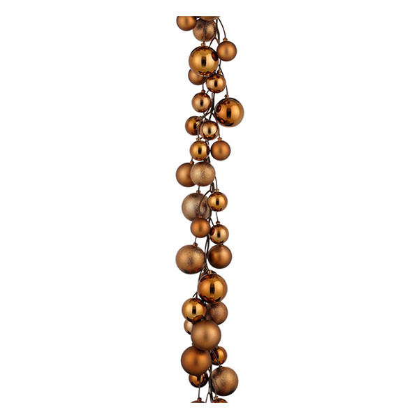Mica Decorations Kerstballenslinger | Mica Decorations | 1.8 meter (Bruin) 1199648 K151002002 - 1