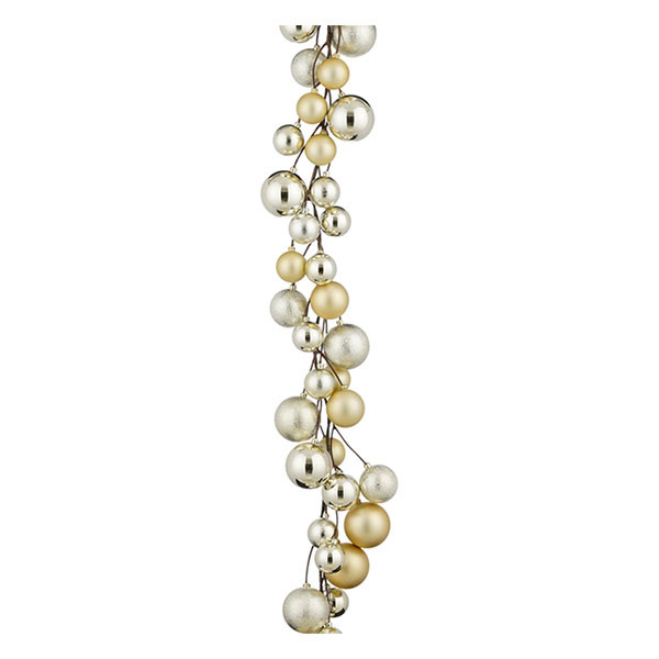 Mica Decorations Kerstballenslinger | Mica Decorations | 1.8 meter (Champagne) 1199645 K151002003 - 1