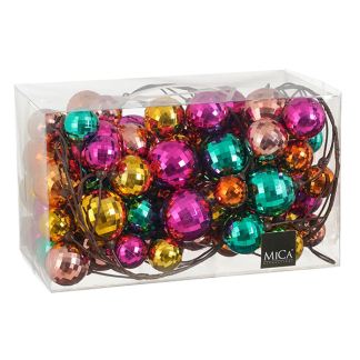 Mica Decorations Kerstballenslinger | Mica Decorations | 1.8 meter (Discobal, Meerkleurig) 1170840 K151000870