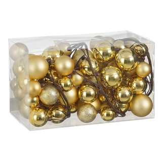 Mica Decorations Kerstballenslinger | Mica Decorations | 1.8 meter (Goud) 1170849 K151000869