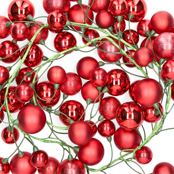 Mica Decorations Kerstballenslinger | Mica Decorations | 1.8 meter (Rood) 1170848 K151000872 - 3