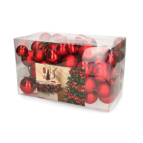 Mica Decorations Kerstballenslinger | Mica Decorations | 1.8 meter (Rood) 1170848 K151000872 - 4