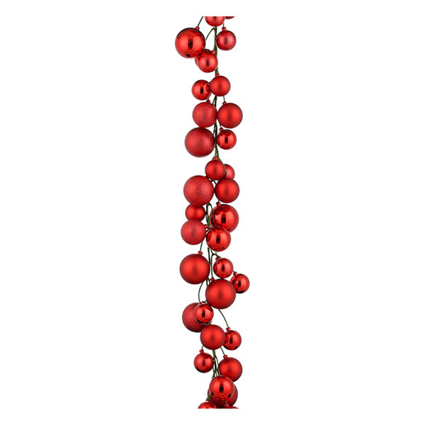 Mica Decorations Kerstballenslinger | Mica Decorations | 1.8 meter (Rood) 1199643 K151002007 - 1