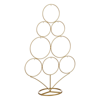 Mica Decorations Kerstbalstandaard | Mica Decorations | 36 x 16 x 58 cm (Kerstboom, Goud, Binnen) 1205078 K151002027