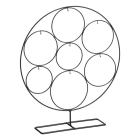 Mica Decorations Kerstbalstandaard | Mica Decorations | 38 x 8 x 43.5 cm (Rond, Zwart) 1205081 K151002014 - 1