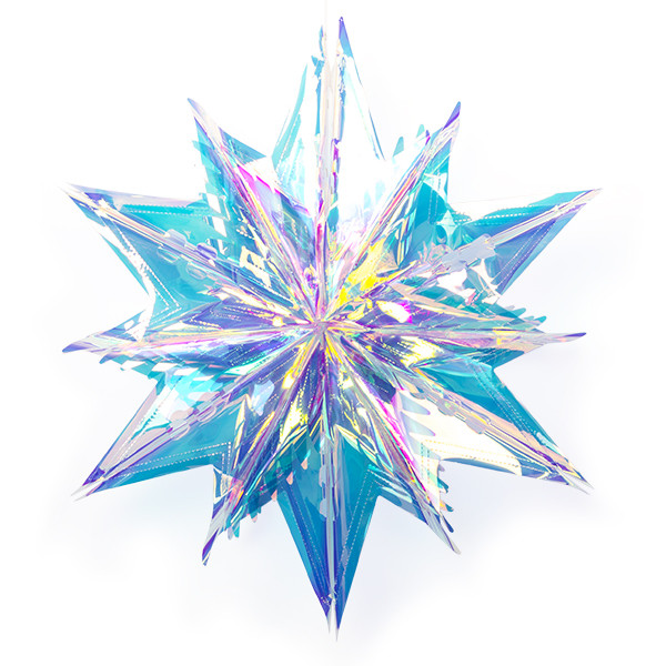 Mica Decorations Kerstster | Mica Decorations | 60 x 55 x 25 cm (Iriserend, Kunststof) 1162313 K151000701 - 1