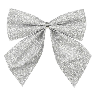 Mica Decorations Kerststrik | Mica Decorations | 10 x 12 cm | 6 stuks (Zilver) 1181648 K151001998 - 1