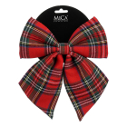 Mica Decorations Kerststrik | Mica Decorations | 20 x 23 cm (Rood, Geruit) 1199523 K151001981 - 1