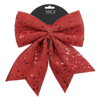 Mica Decorations Kerststrik | Mica Decorations | 20 x 24 cm (Rood) 1181192 K151001990