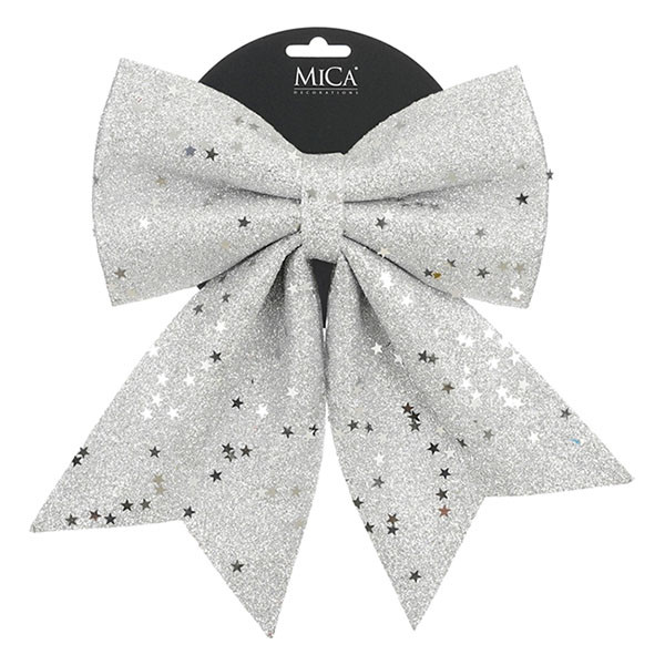 Mica Decorations Kerststrik | Mica Decorations | 20 x 24 cm (Zilver) 1181190 K151001994 - 1
