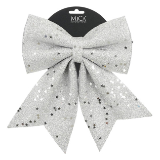 Mica Decorations Kerststrik | Mica Decorations | 20 x 24 cm (Zilver) 1181190 K151001994