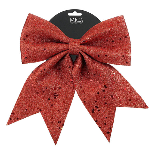 Mica Decorations Kerststrik | Mica Decorations | 24 x 28 cm (Rood) 1181654 K151001991 - 1